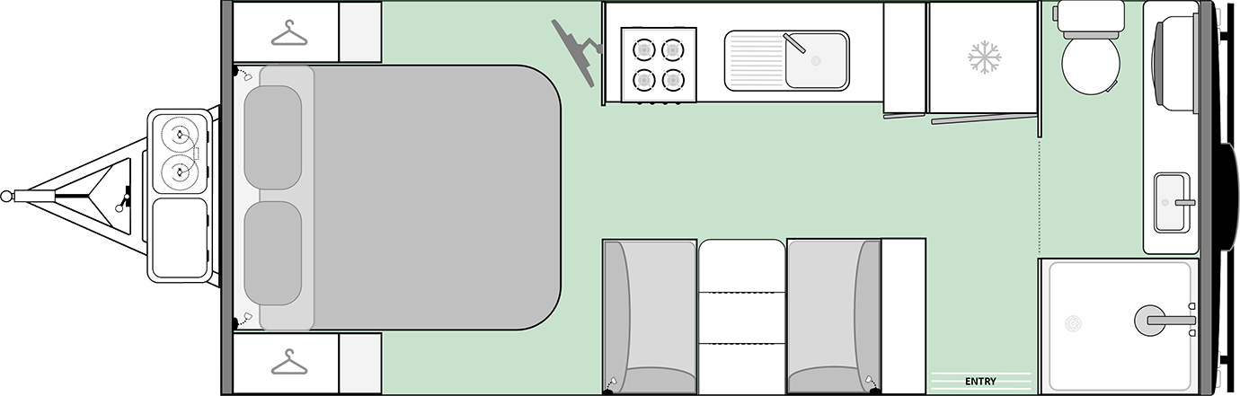 Manta Ray 19 Ft Expedition Floorplan